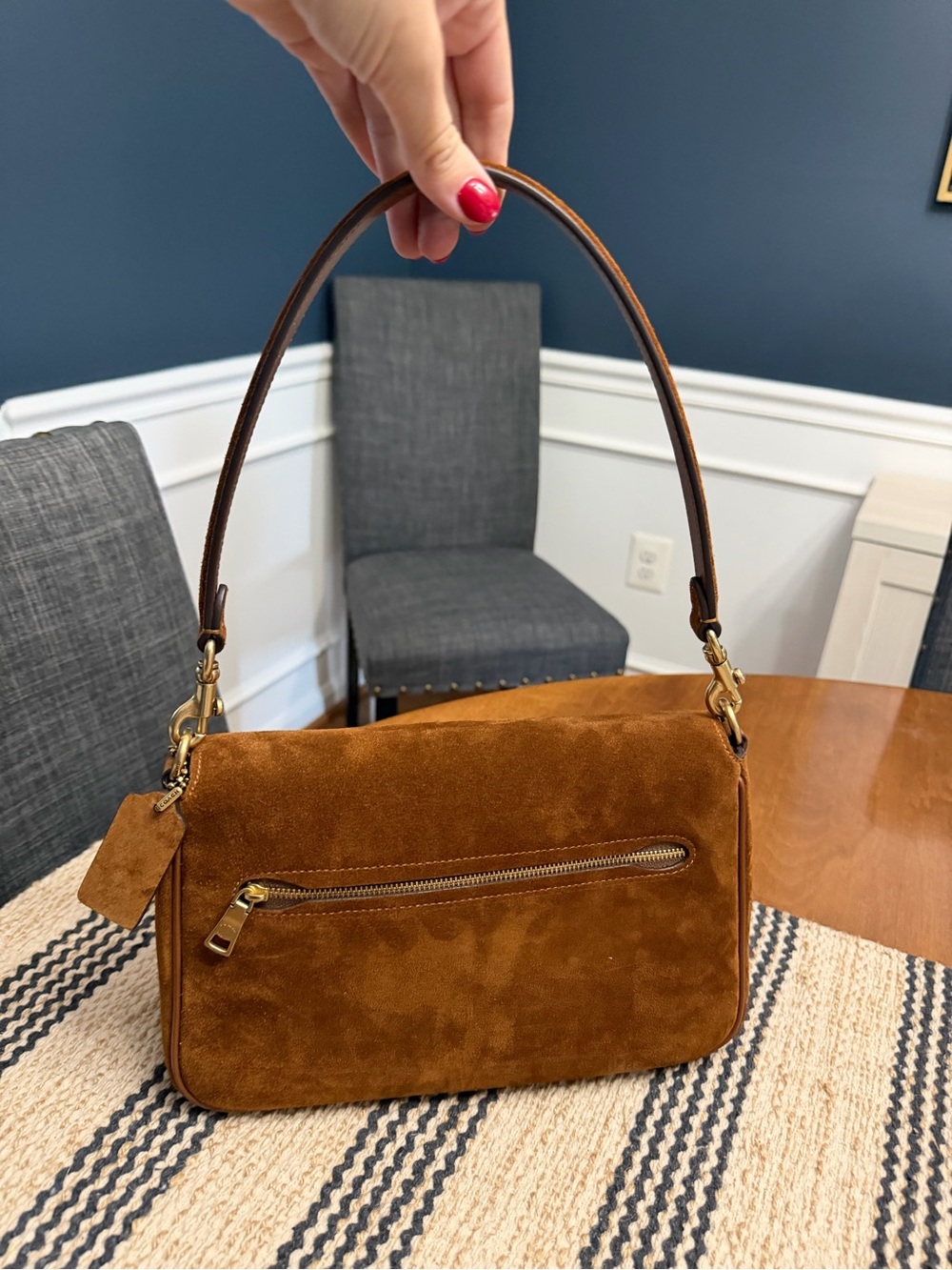 Coach Suede Soft Tabby - Warm Brown - Picture 3 of 7